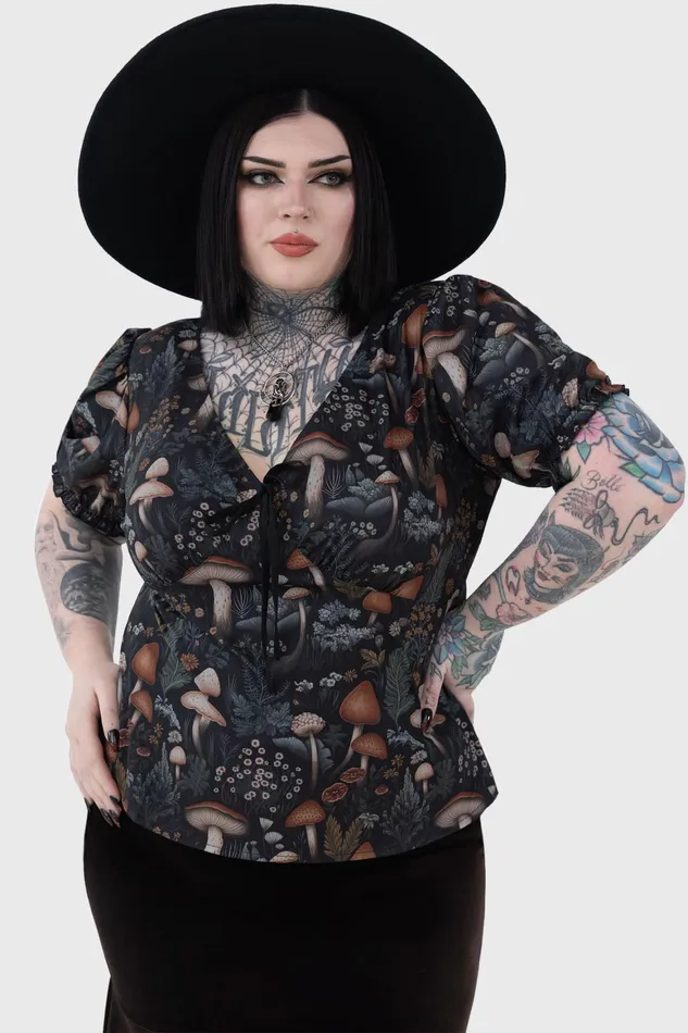 Killstar Night Forager Top Women TShirts and Vests