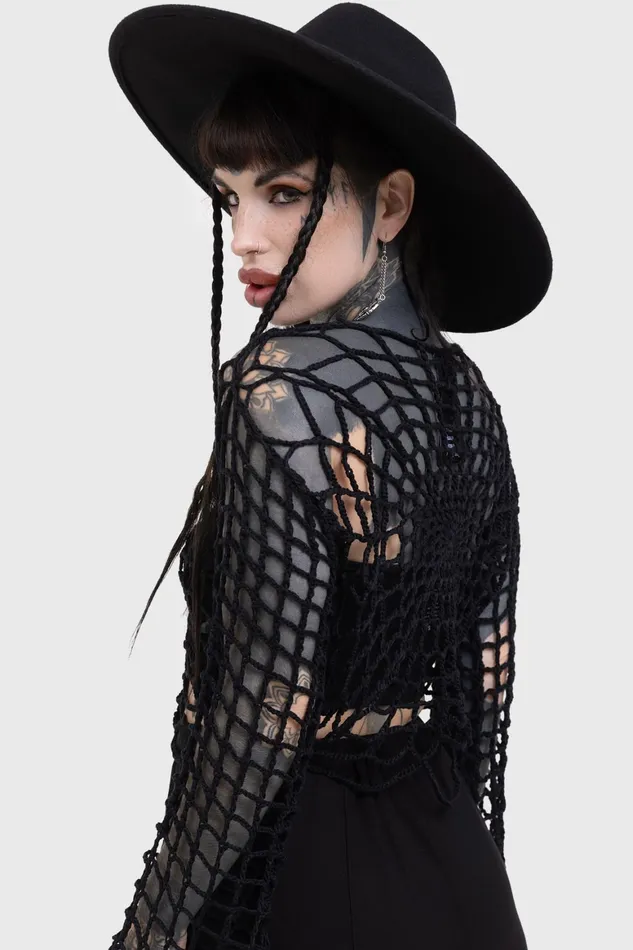 Killstar Night Trap Sweater Women Sweaters