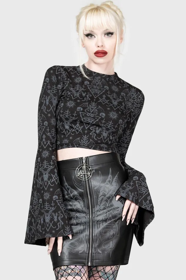 Killstar Nightmagick Top Women Long Sleeves