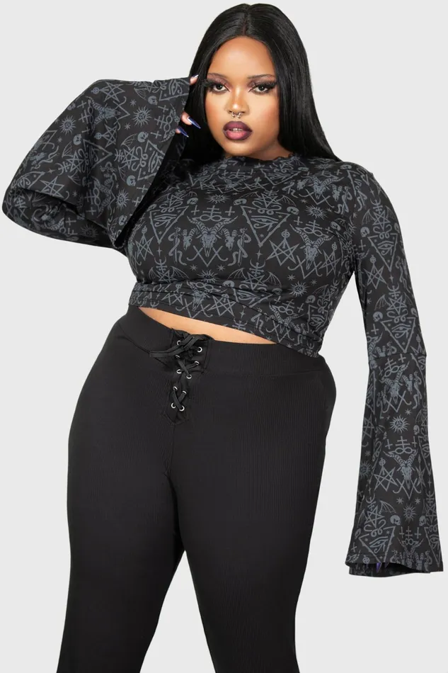 Killstar Nightmagick Top Women Long Sleeves