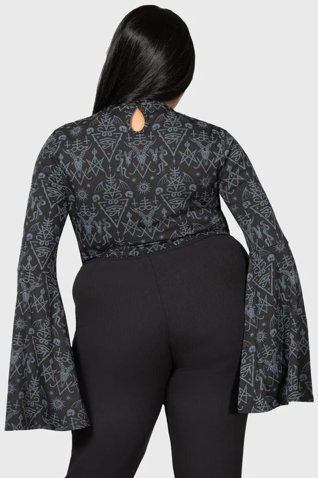 Killstar Nightmagick Top Women Long Sleeves
