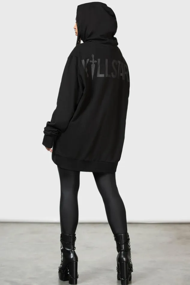 Killstar Nighttime Demise Hoodie Women Hoodies
