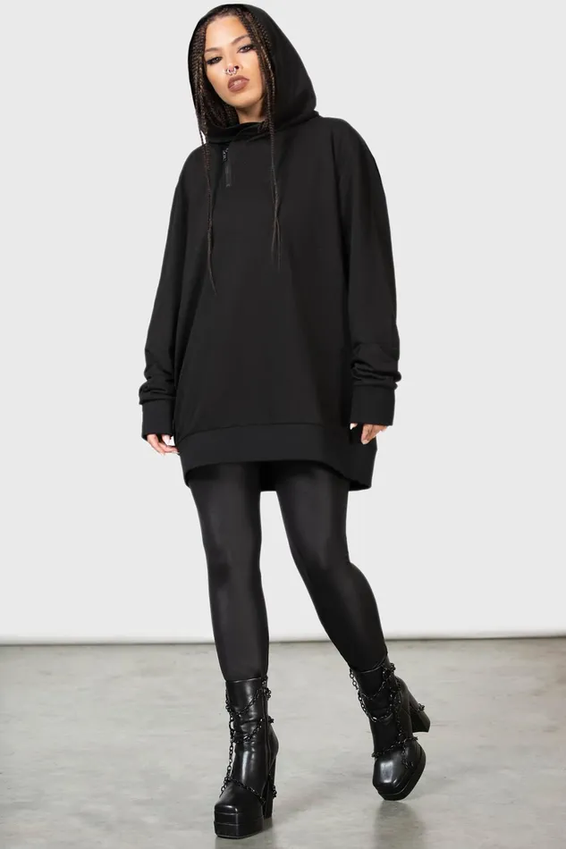Killstar Nighttime Demise Hoodie Women Hoodies