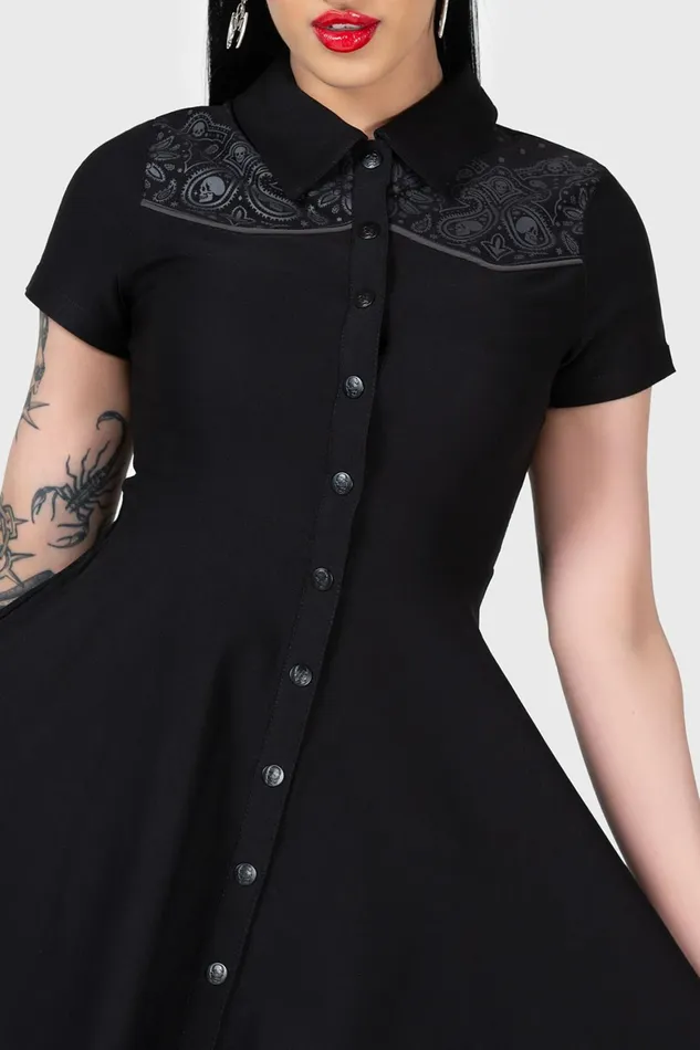 Killstar No Where039s Ville Skater Dress Women Mini
