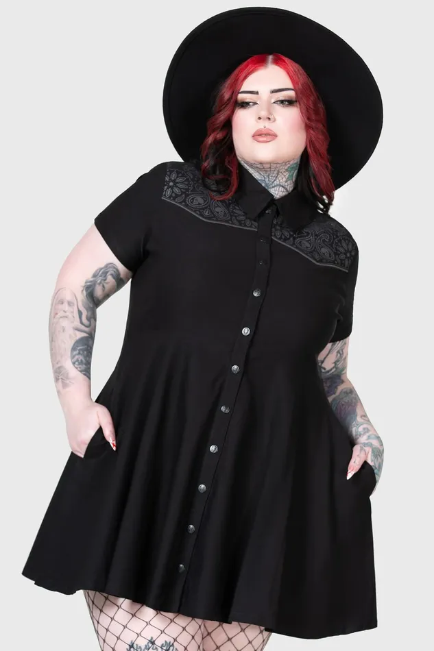 Killstar No Where039s Ville Skater Dress Women Mini