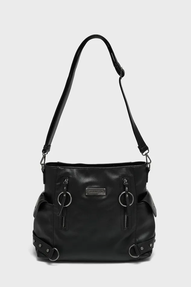 Killstar Noctis Winged Bucket Bag Women Handbags