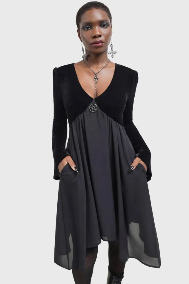 Killstar Nyctogrim Dress Women Mini