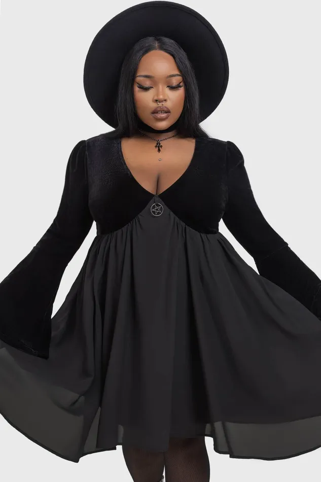 Killstar Nyctogrim Dress Women Mini