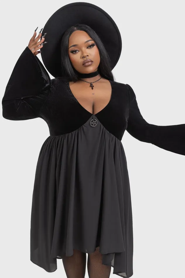 Killstar Nyctogrim Dress Women Mini