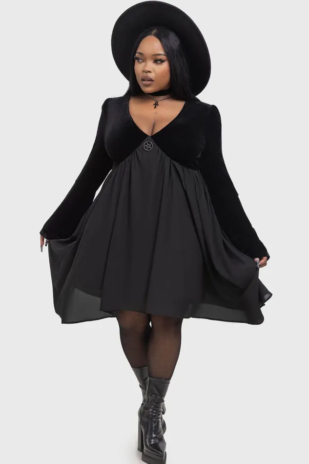 Killstar Nyctogrim Dress Women Mini