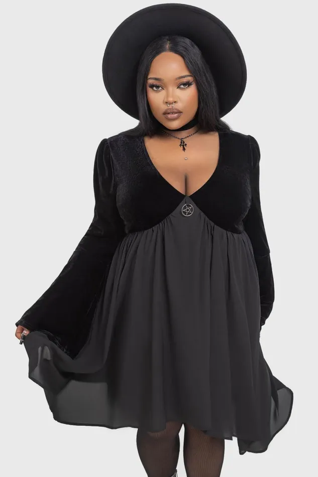 Killstar Nyctogrim Dress Women Mini