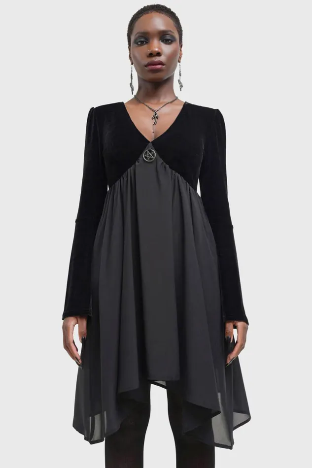 Killstar Nyctogrim Dress Women Mini