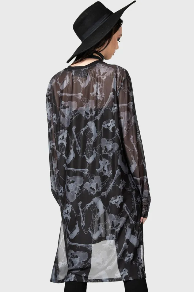 Killstar Ossuary Long Sleeve Top Men Long Sleeves