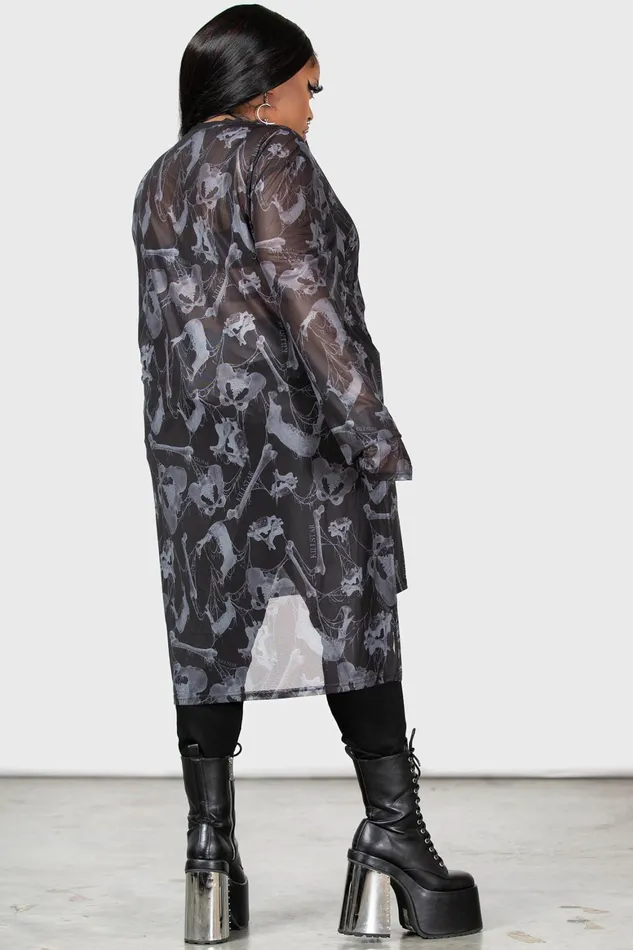 Killstar Ossuary Long Sleeve Top Men Long Sleeves
