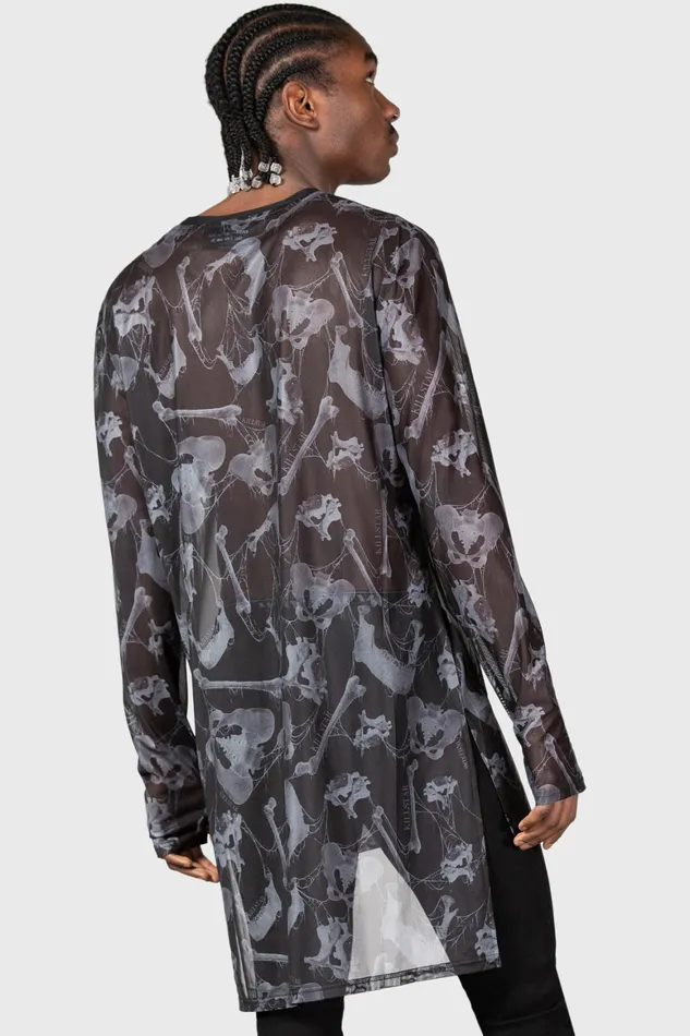 Killstar Ossuary Long Sleeve Top Men Long Sleeves