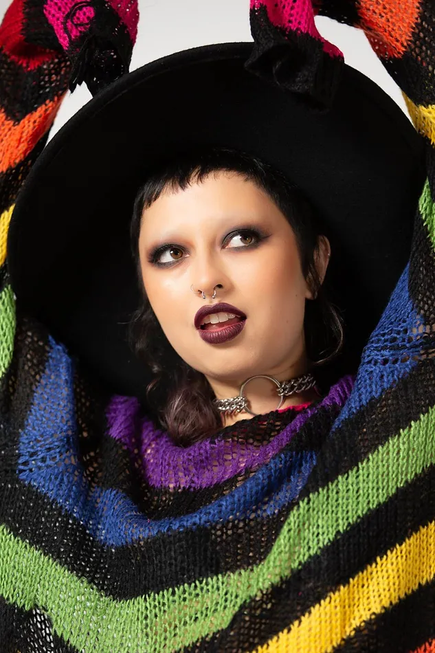 Killstar Over The Rainbow Knit Sweater Women Sweaters
