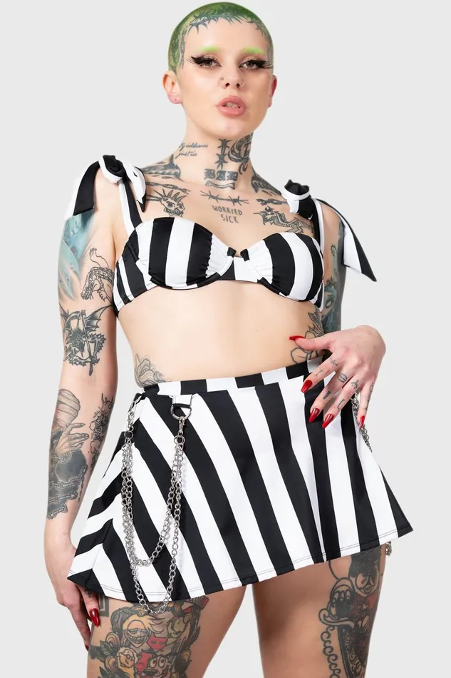 Killstar Pantha039s Prowl Swim Skirt Women Swim