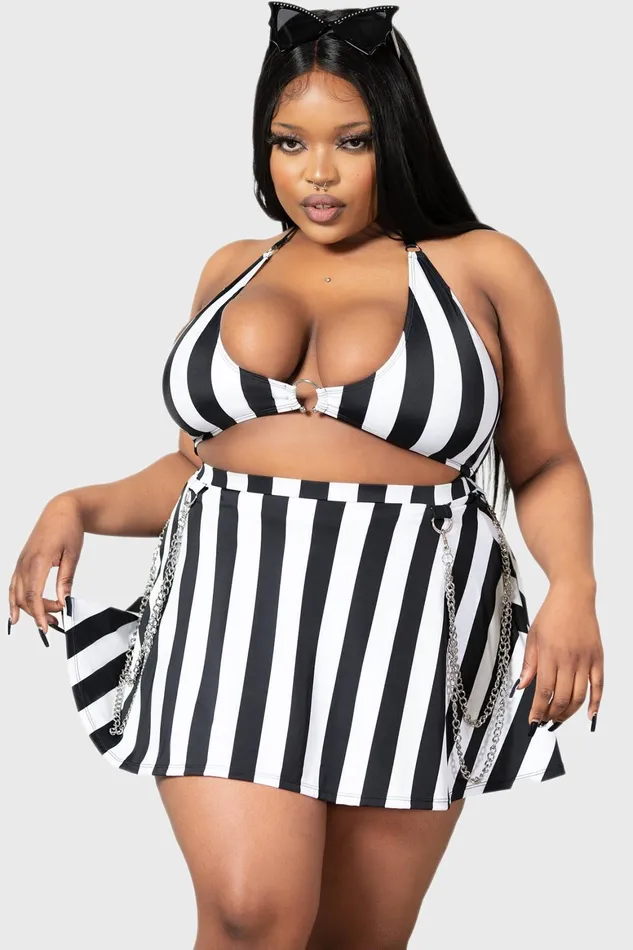 Killstar Pantha039s Prowl Swim Skirt Women Swim