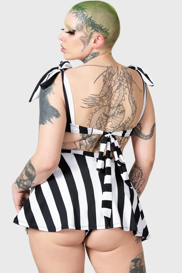 Killstar Pantha039s Prowl Swim Skirt Women Swim