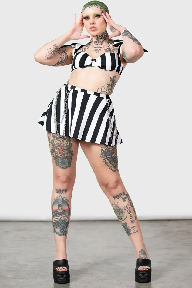 Killstar Pantha039s Prowl Swim Skirt Women Swim
