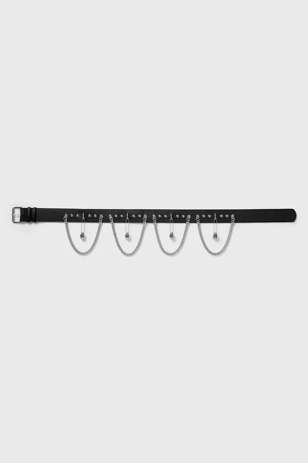 Killstar Punktured Belt Women Harnesses and Belts