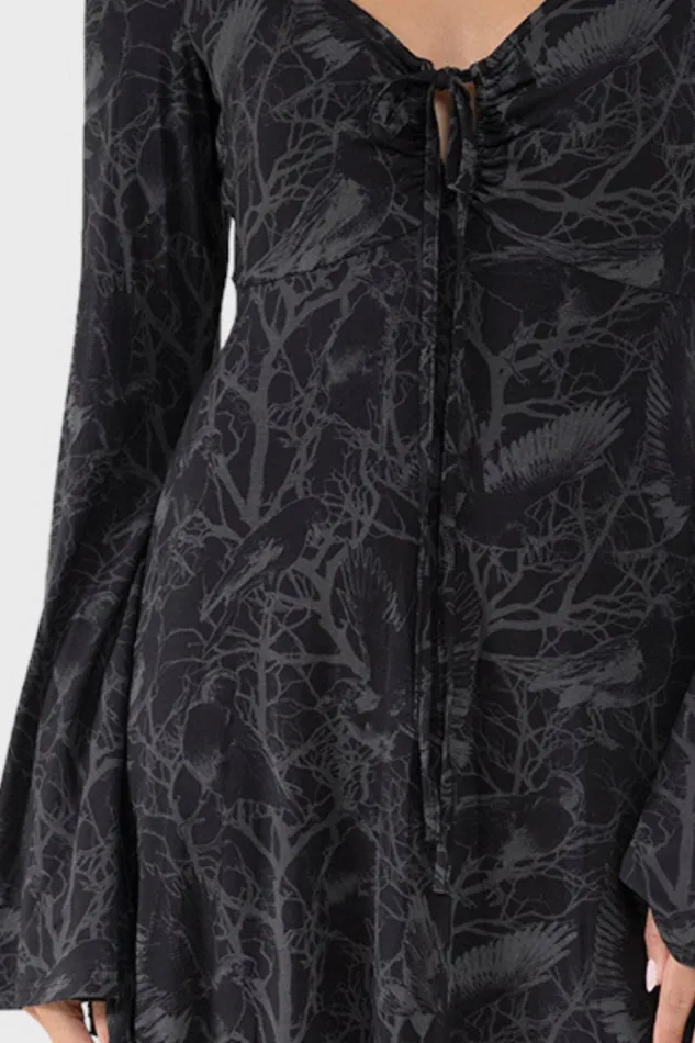 Killstar Raven Shade Dress Women Maxi