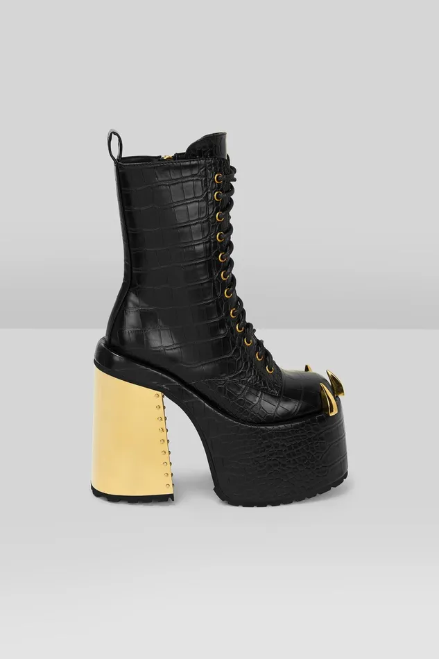 Killstar Repetilia Boots Women Platforms