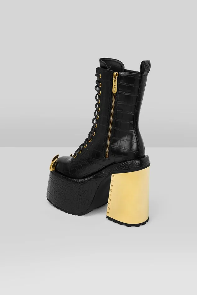 Killstar Repetilia Boots Women Platforms