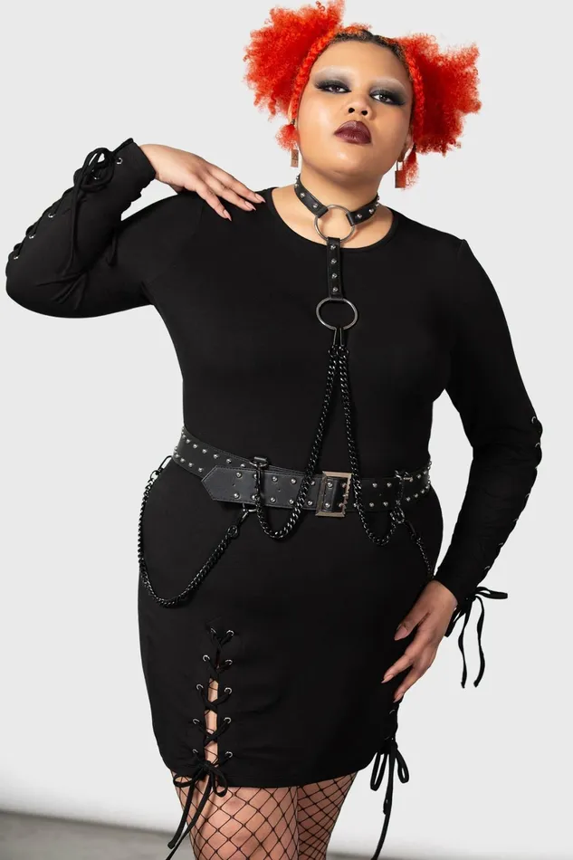 Killstar Rory Bodycon Dress Women Mini