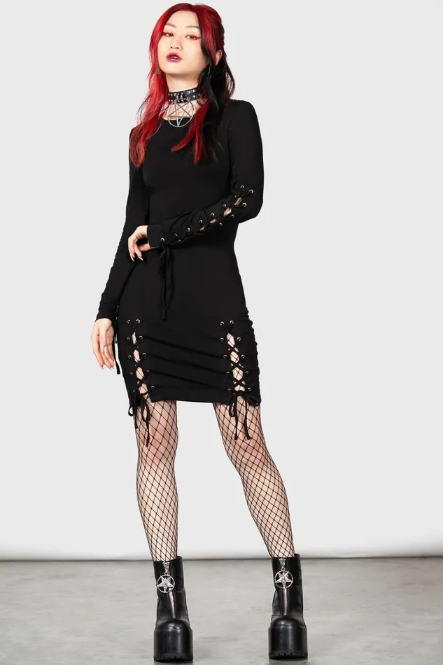Killstar Rory Bodycon Dress Women Mini