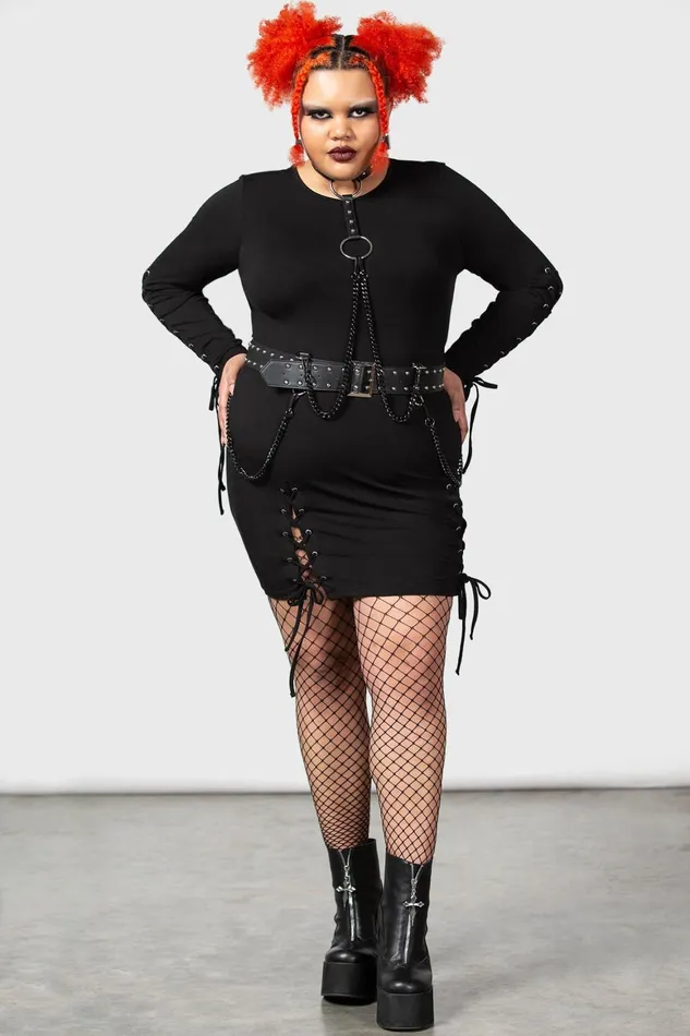 Killstar Rory Bodycon Dress Women Mini