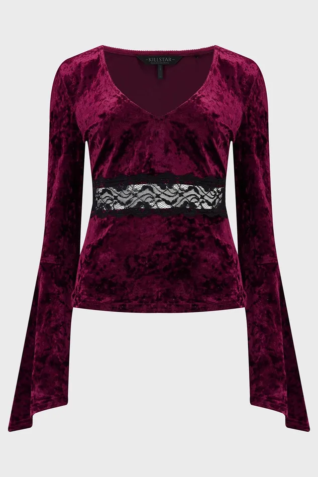 Killstar Rosethorn Top Women Long Sleeves