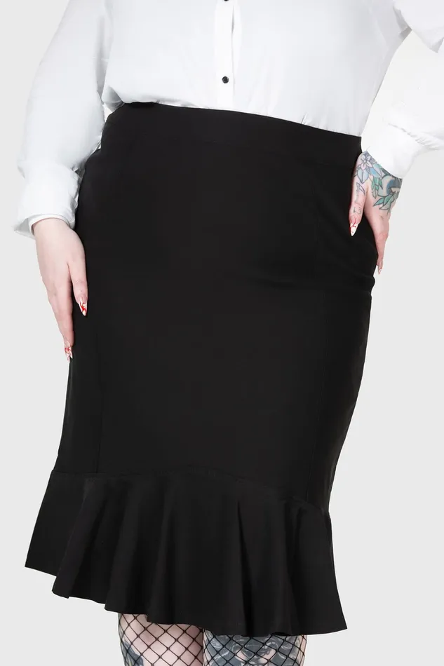 Killstar Royal Blast Skirt Women Midi Skirts