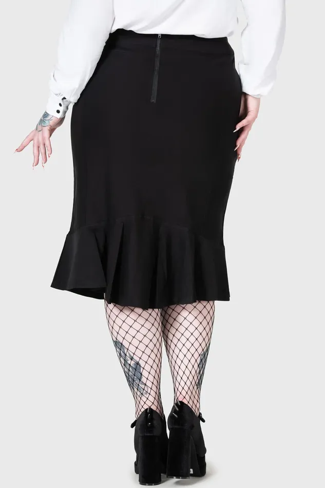 Killstar Royal Blast Skirt Women Midi Skirts