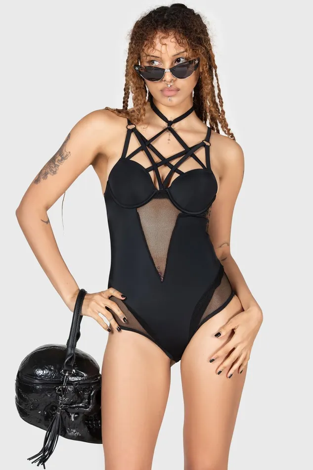 Killstar Sacred Ocean Swimsuit Women Swim