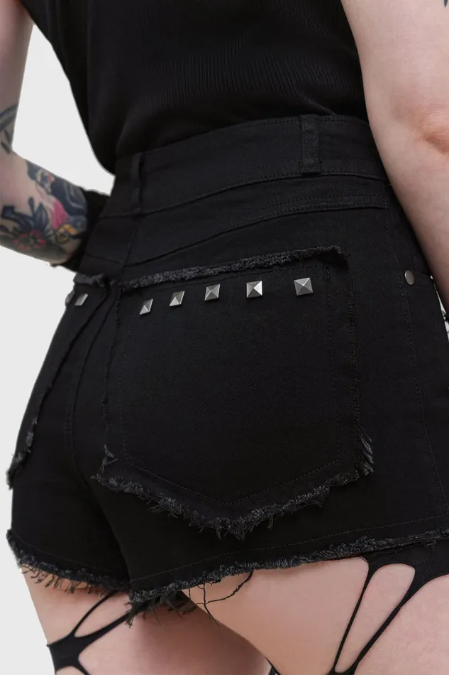 Killstar Saw Edge Shorts Women Shorts