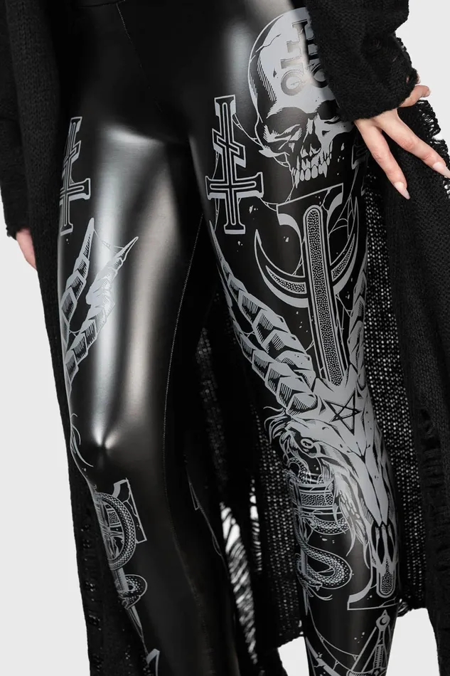 Killstar Screech Owl Leggings Women Leggings