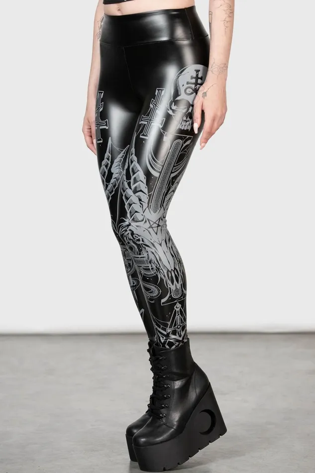 Killstar Screech Owl Leggings Women Leggings