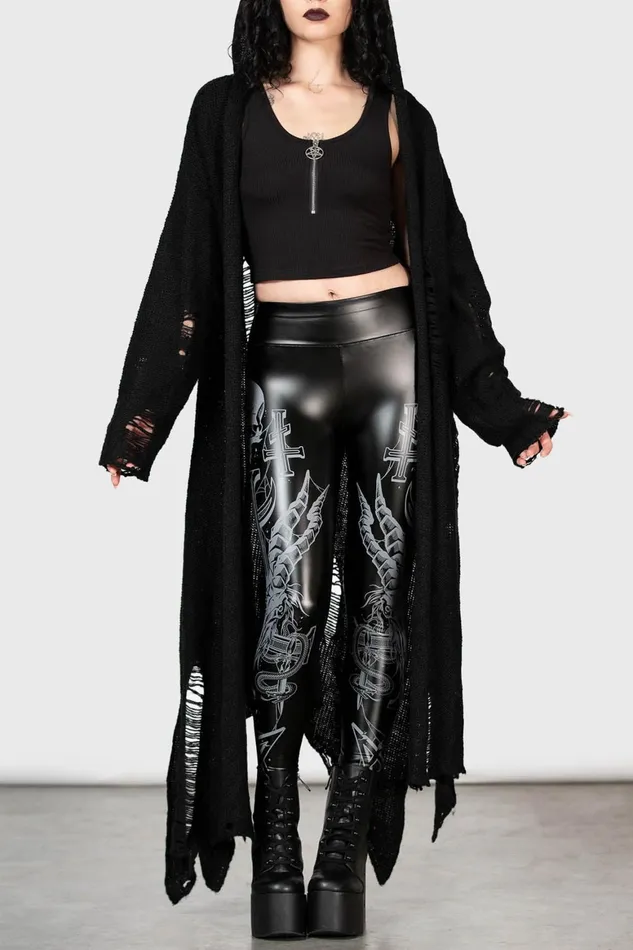 Killstar Screech Owl Leggings Women Leggings