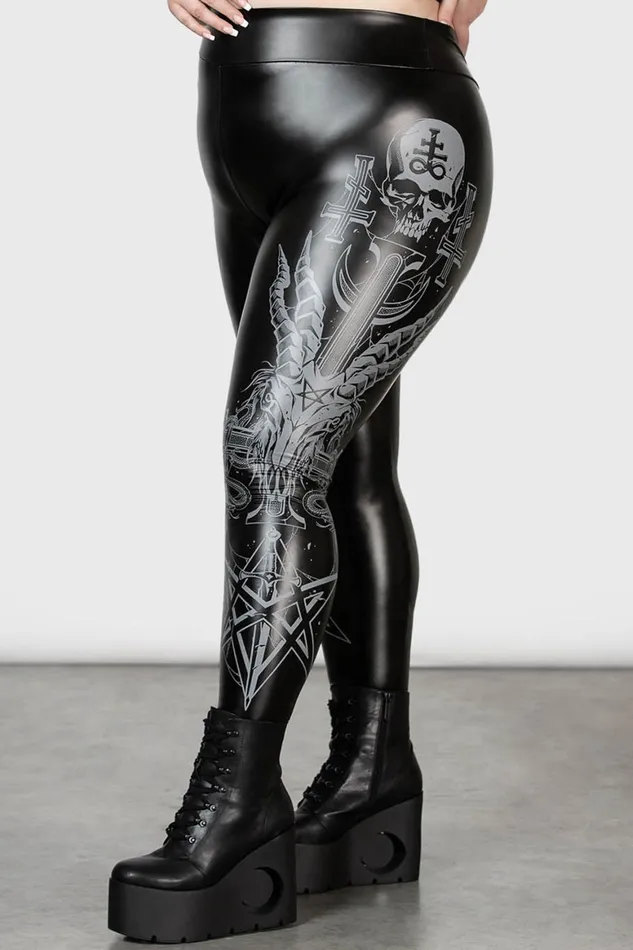 Killstar Screech Owl Leggings Women Leggings