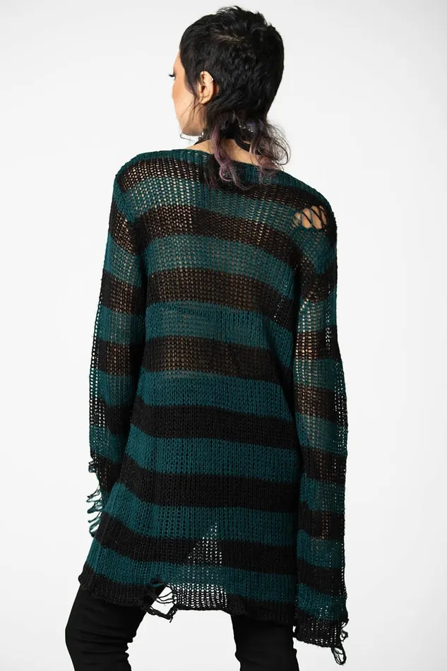 Killstar Sea Punk Knit Sweater Men Knitwear
