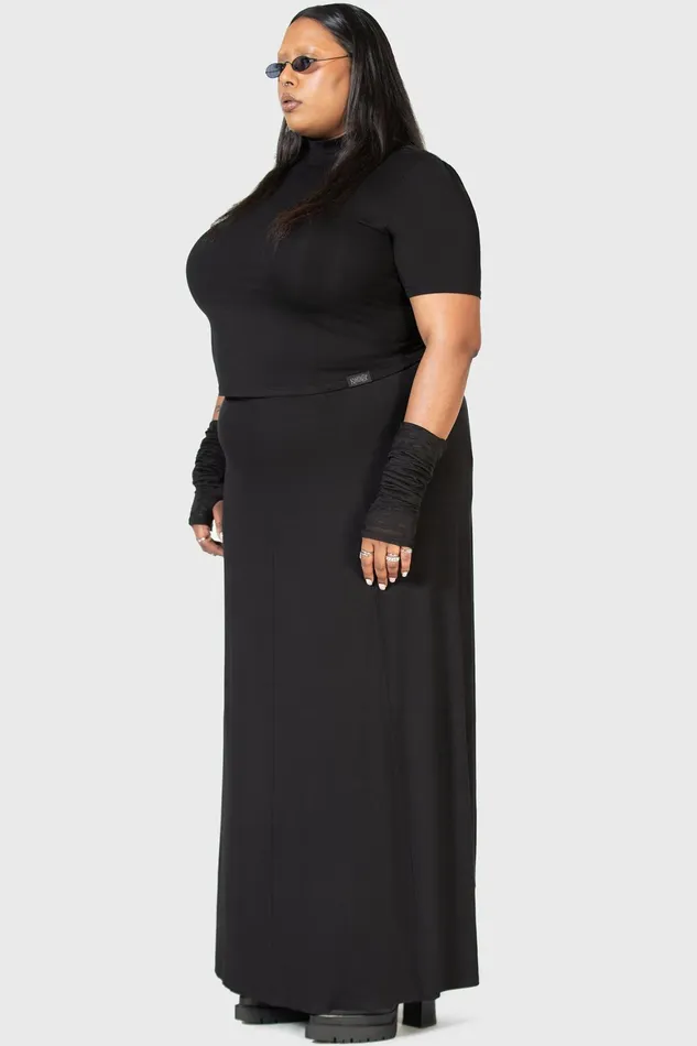 Killstar Secretly Weep Maxi Skirt Women Maxi Skirts