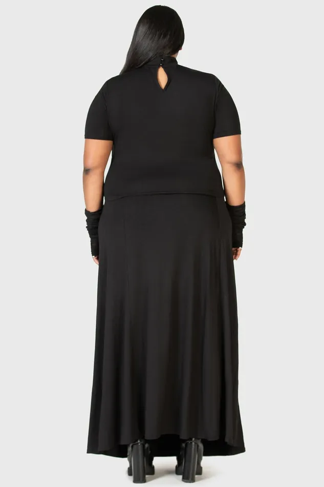 Killstar Secretly Weep Maxi Skirt Women Maxi Skirts