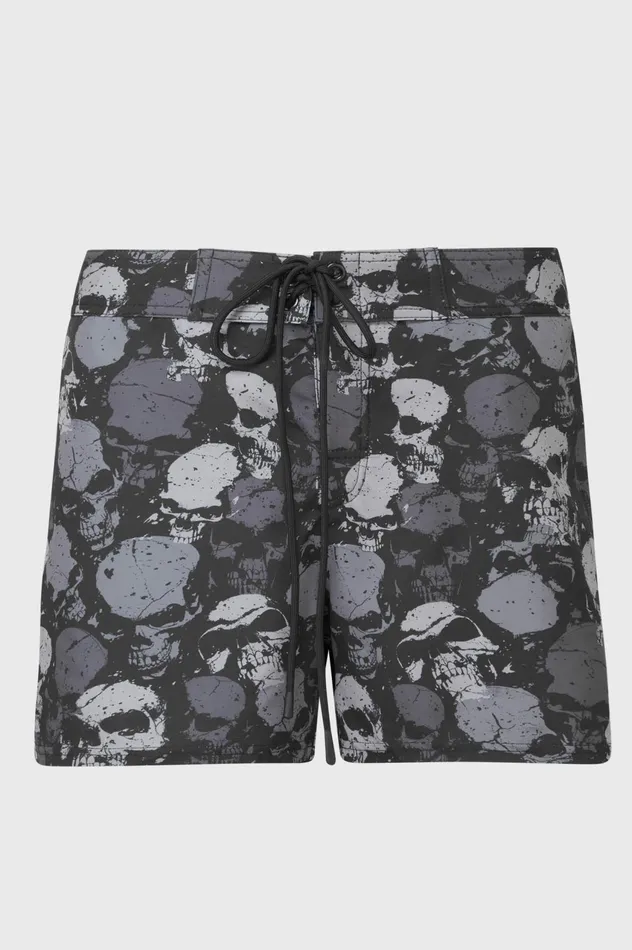 Killstar Sepulture Swim Shorts Women Swim