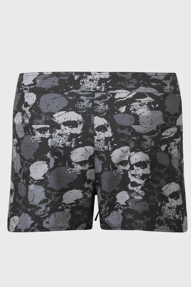Killstar Sepulture Swim Shorts Women Swim