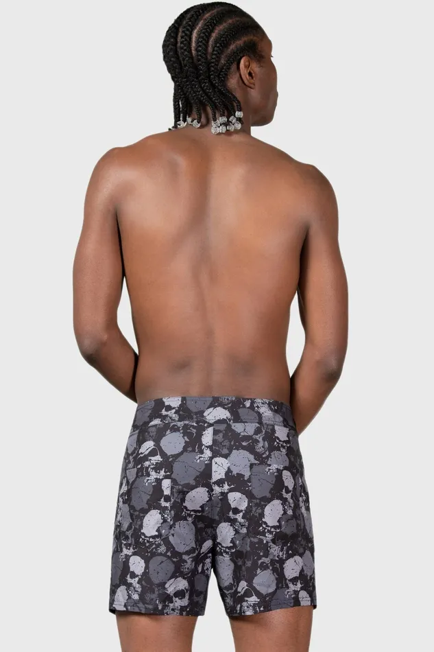 Killstar Sepulture Swim Shorts Women Swim