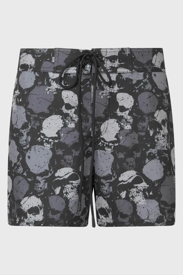 Killstar Sepulture Swim Shorts Women Swim