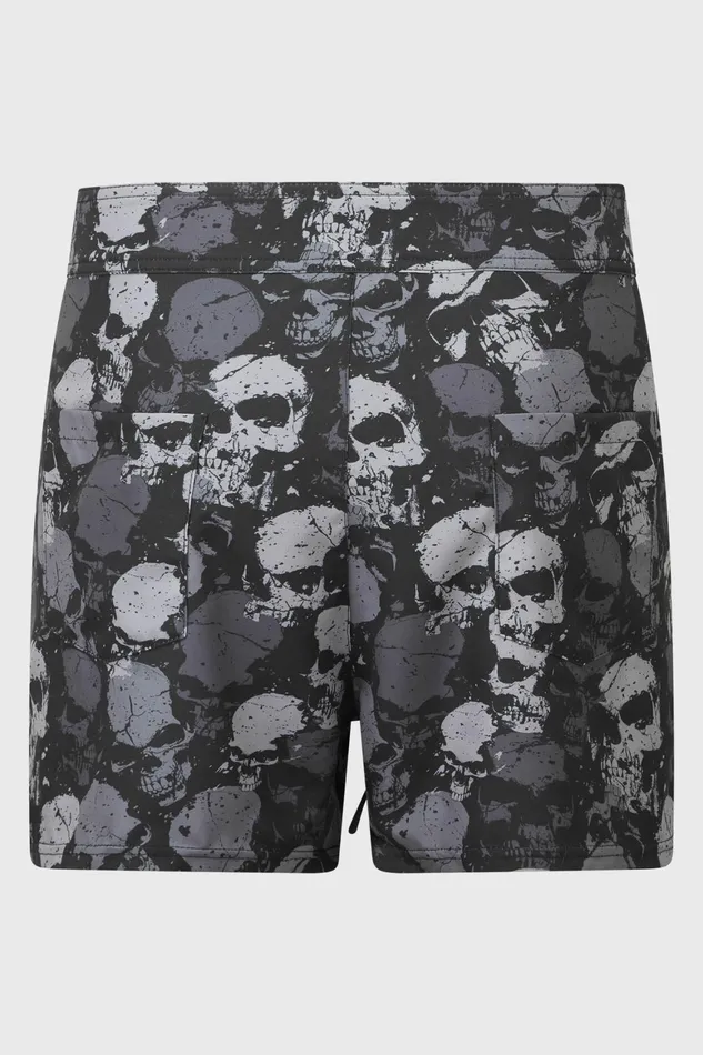 Killstar Sepulture Swim Shorts Women Swim