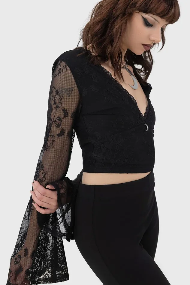 Killstar Serphent Top Women Crop
