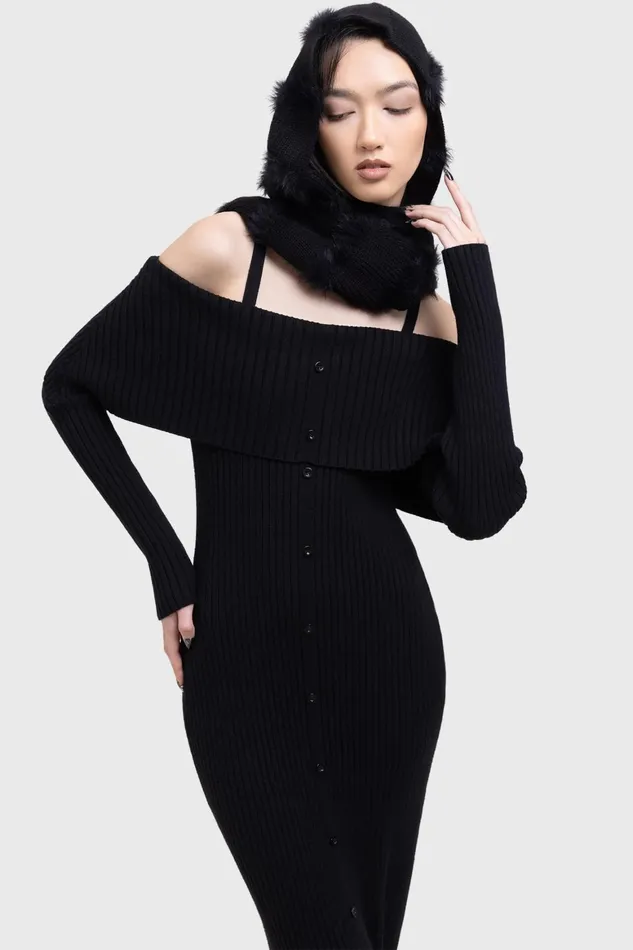 Killstar Shadow Empress Dress Women Maxi